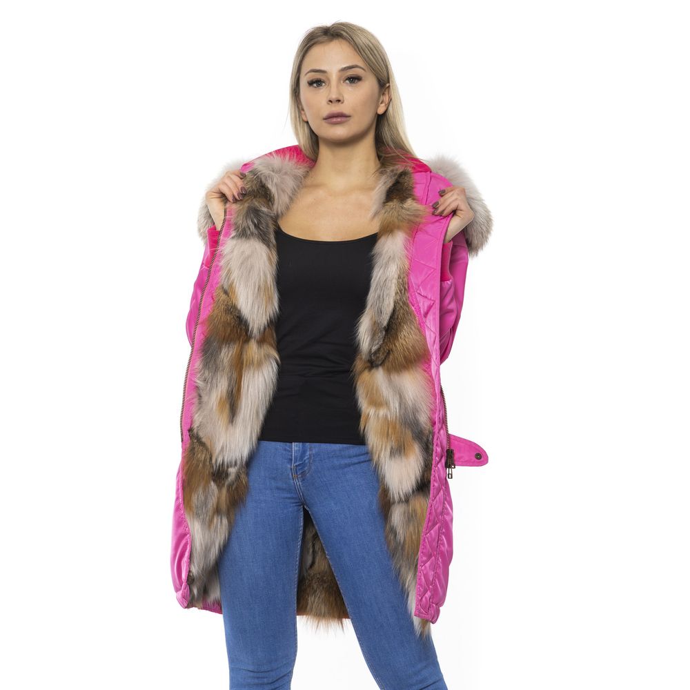 Mr&Mrs Italy Pink Cotton Women Jacket