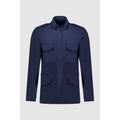 Autore Navy Blue Cotton Jacket