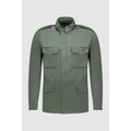 Autore Green Cotton Full-Length Jacket