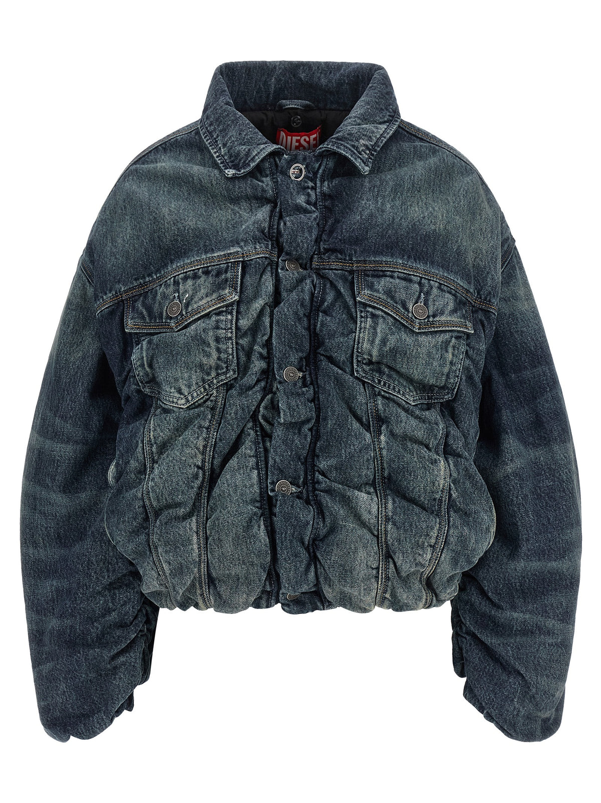 Diesel Blue Cotton Denim Jacket