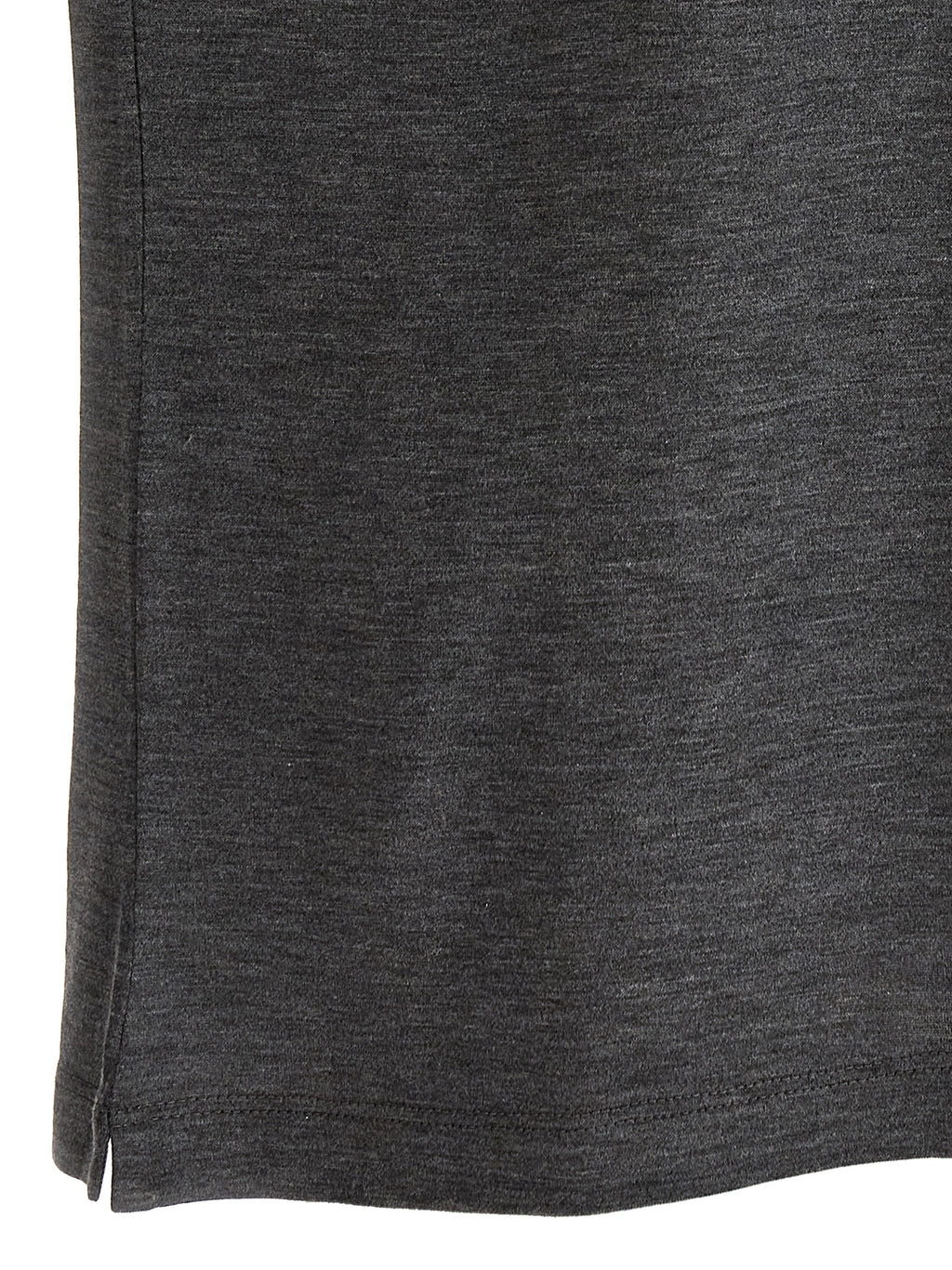Brunello Cucinelli Gray Silk T-Shirt