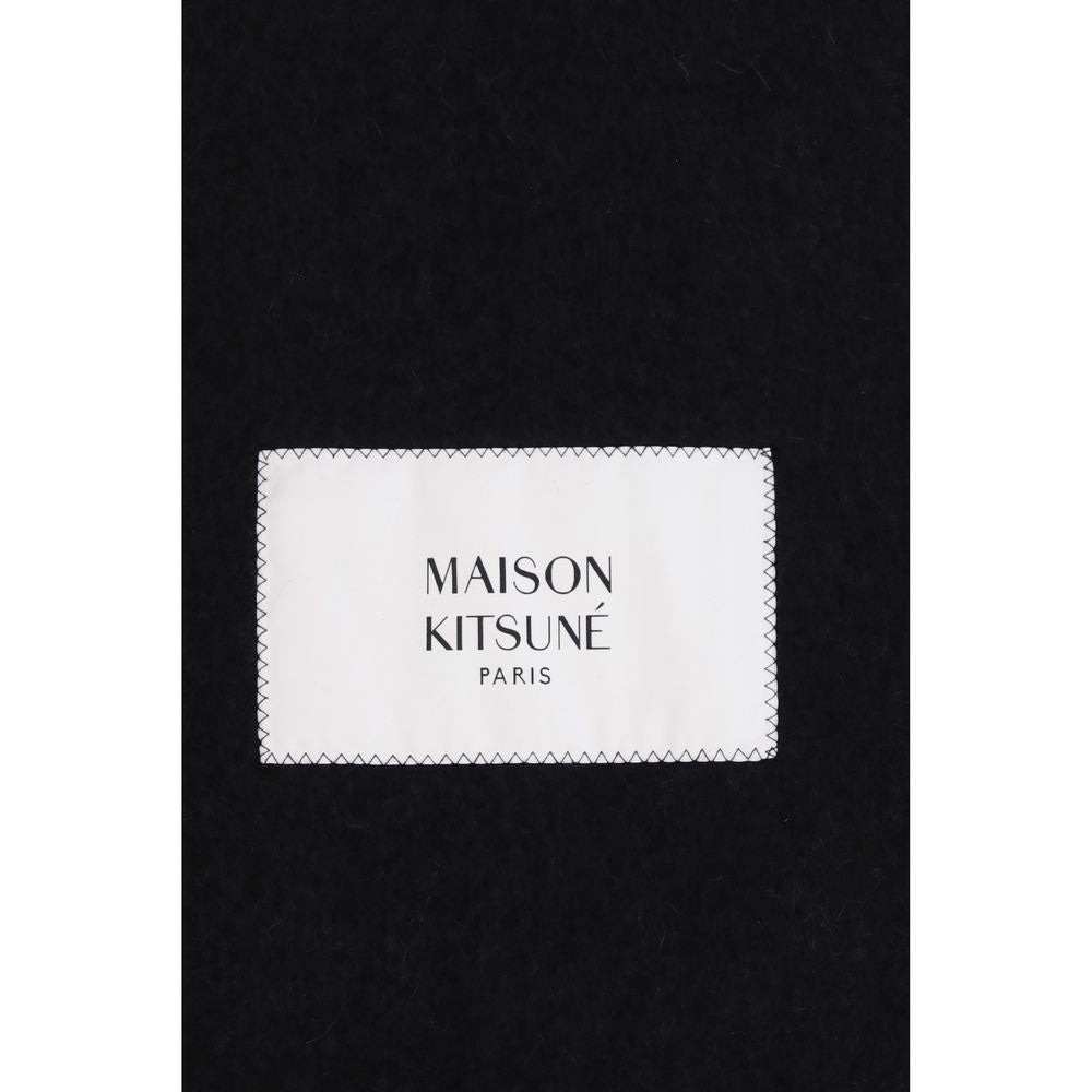 Maison Kitsuné Black Polyamide Scarf