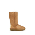 UGG Beige Leather Ankle Boots