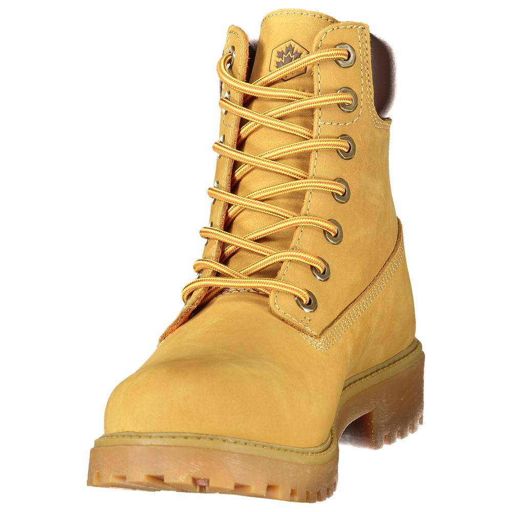 Lumberjack Yellow Polyester Ankle Boots
