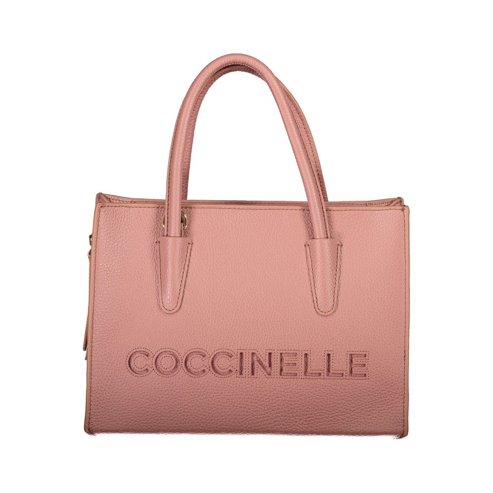 Coccinelle Pink Leather Handbag