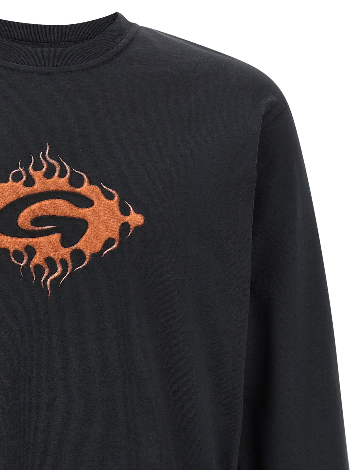 Gramicci Black Cotton T-Shirt