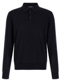 Dolce & Gabbana Blue Virgin Wool Polo Shirt