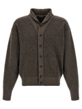 Jacquemus Brown Merino Wool Cardigan
