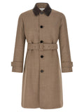 Lardini Beige Virgin Wool Coat