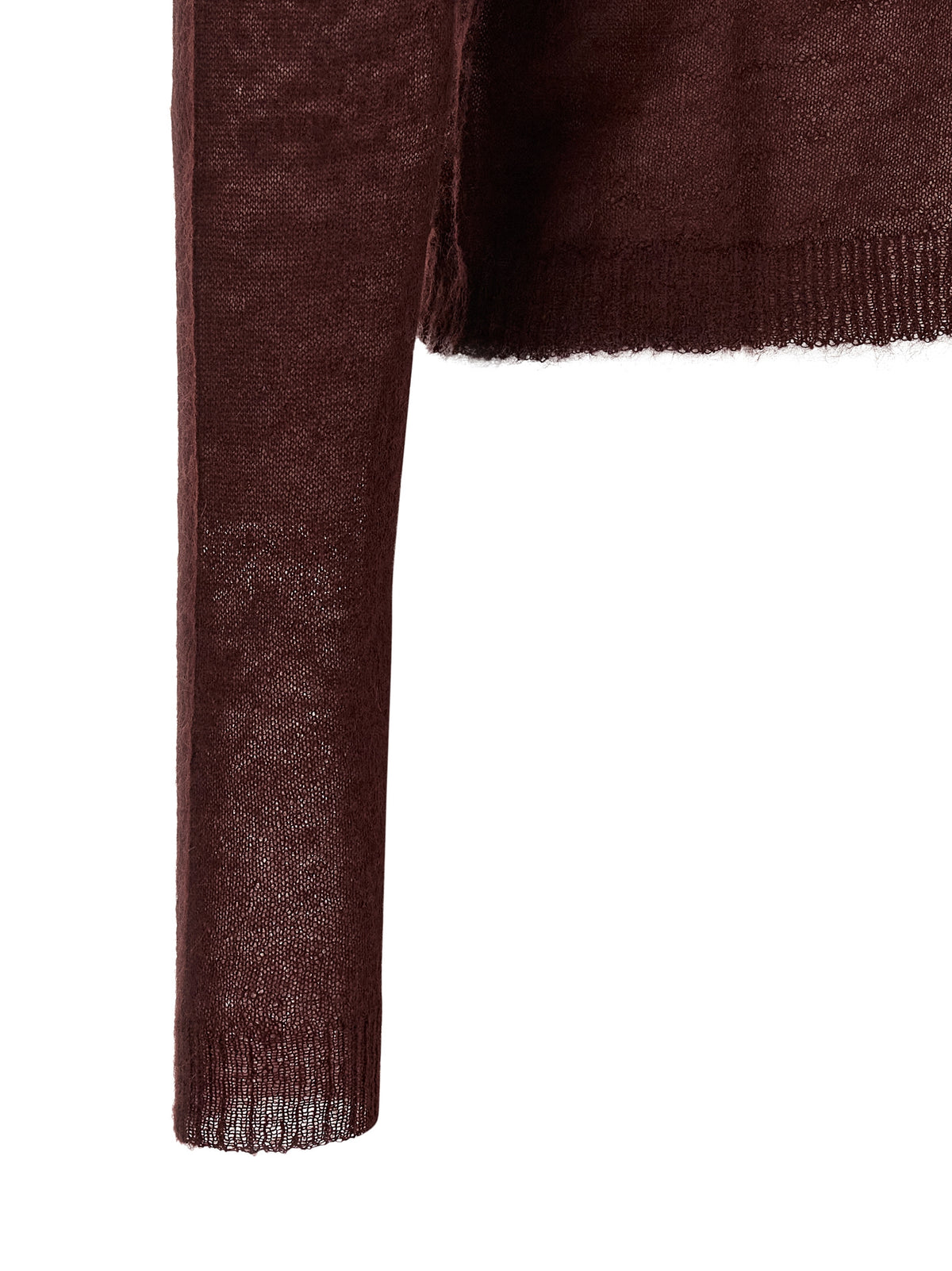 Alberta Ferretti Bordeaux Polyamide Cardigan