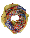 Dolce & Gabbana Multicolor Silk Carretto Foulard Scarf
