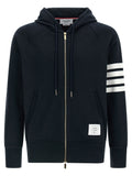 Thom Browne Blue Cotton Sweatshirt
