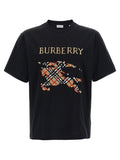 Burberry Black Cotton T-Shirt