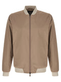 Herno Beige Polyester Bomber