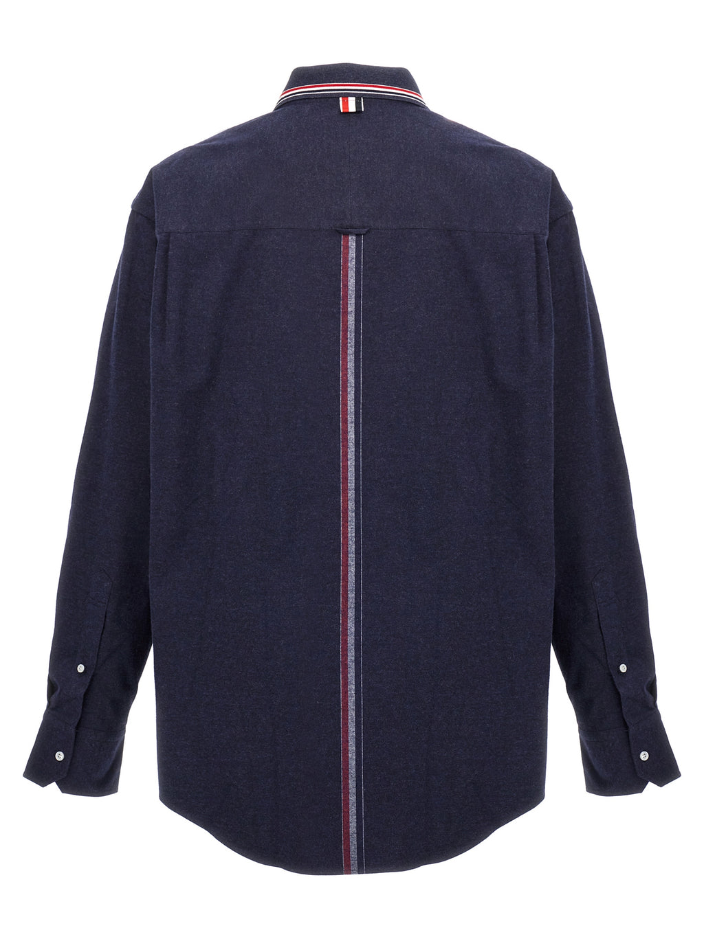 Thom Browne Blue Cotton Blouse