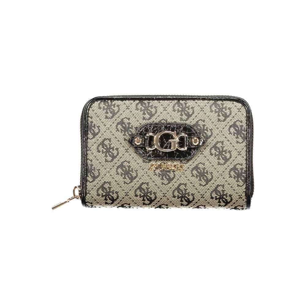 Guess Jeans Black Polyester Wallet