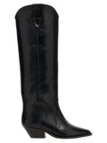 Isabel Marant Black Calfskin Chelsea Boots