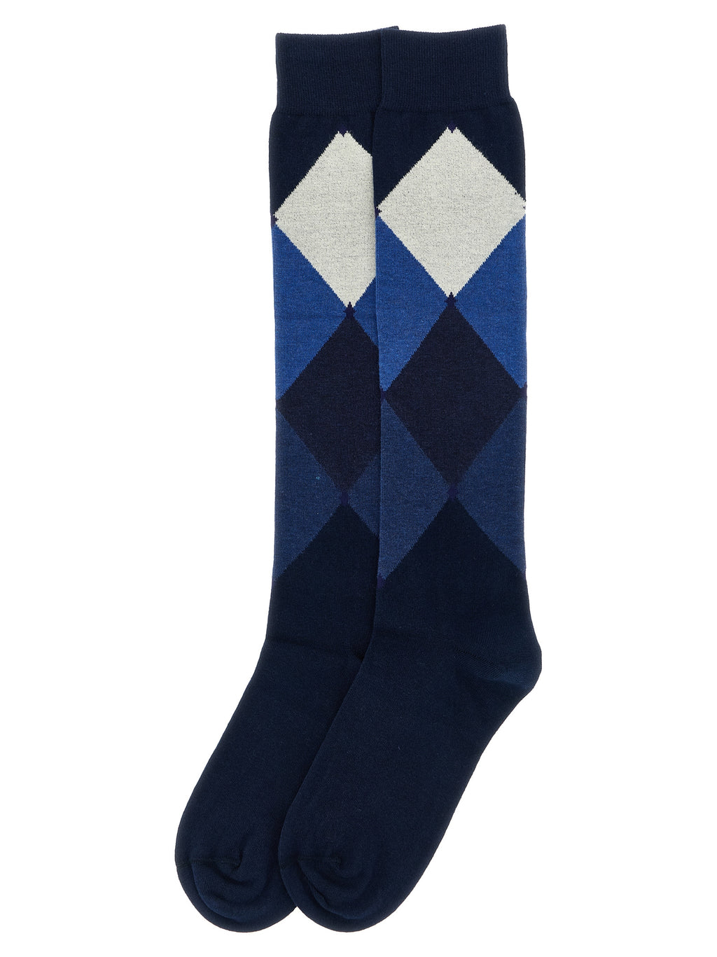 Ballantyne Blue Cotton Socks