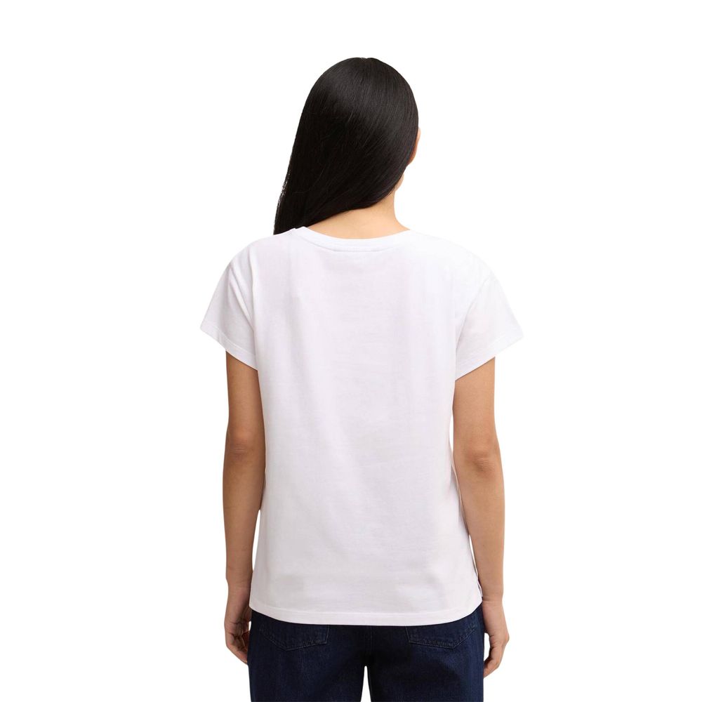 Barbour White Cotton T-Shirt