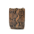 Benedetta Bruzziches Brown Calf Leather Bos Taurus Backet Bag