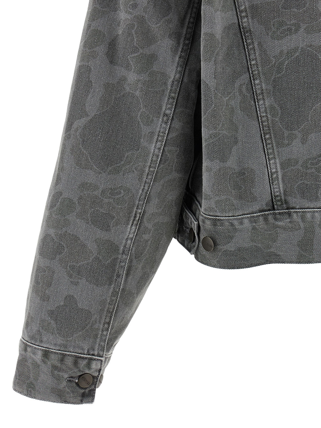Carhartt Wip Gray Organic Cotton Denim Jacket