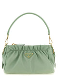 Prada Bicolor Lamb Leather Shoulder Bag