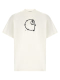 Carhartt Wip White Organic Cotton T-Shirt