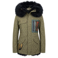 Mr&Mrs Italy Green Cotton Women's Jacket