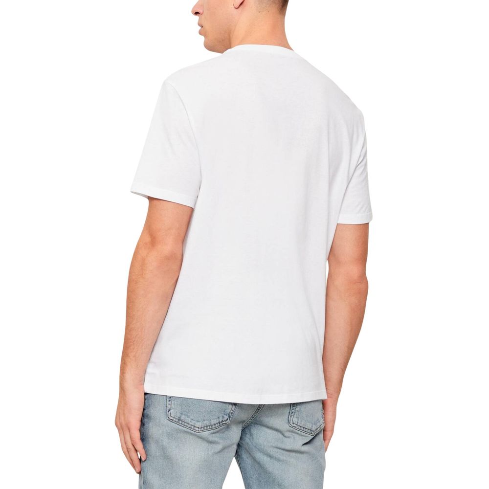 Calvin Klein Jeans White Cotton T-Shirt