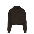 Lemaire Brown Cotton Cardigan