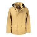 K-WAY Brown Wool Men's Trench Coat