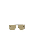 Saint Laurent Silver Metal Sunglasses