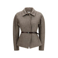 P.A.R.O.S.H. Beige Wool Oves Aries Blazer