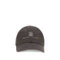 Brunello Cucinelli Brown Wool Oves Aries Cap (Baseball Hat)