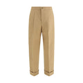 Umit Benan Beige Cotton Casual Pants
