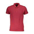Cavalli Class Red Cotton Men's Polo Shirt