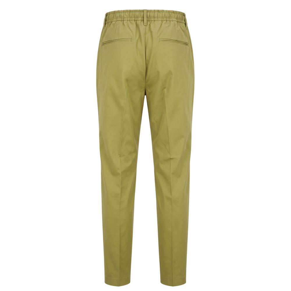 Baldinini Trend Green Cotton Men Pants