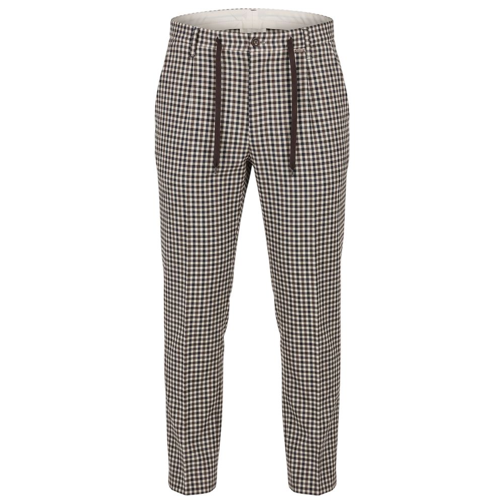 Baldinini Trend Blue Cotton Men Pants