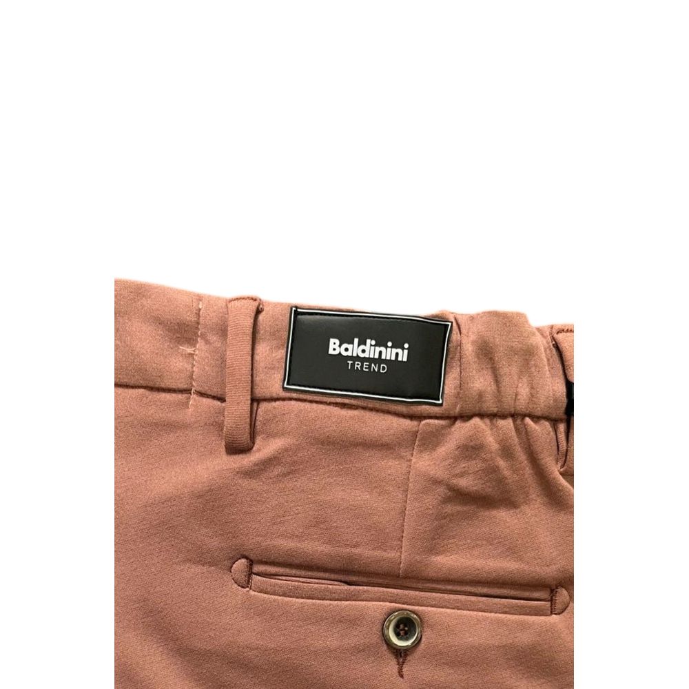 Baldinini Trend Pink Viscose Men Pant