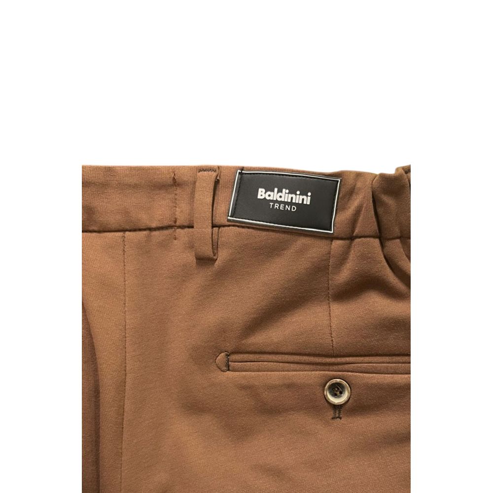 Baldinini Trend Brown Viscose Men Pants