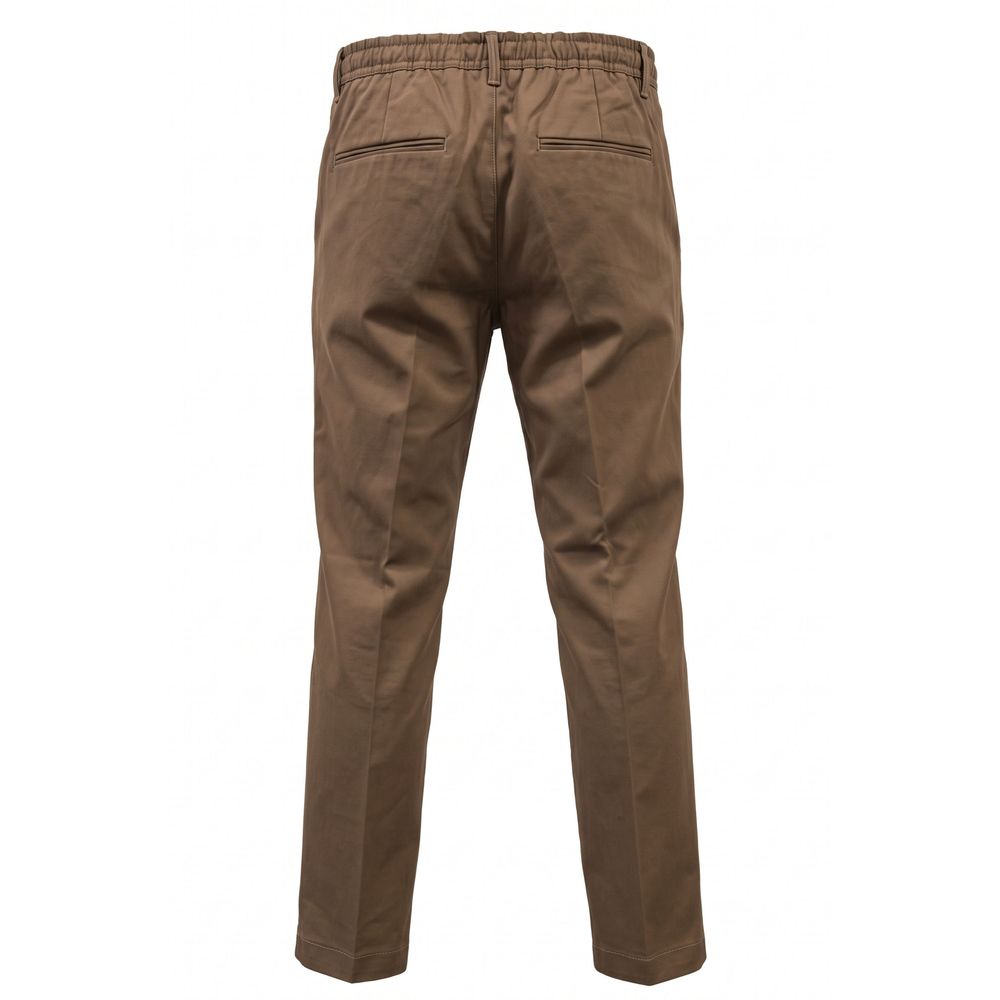 Baldinini Trend Brown Cotton Mens Pants