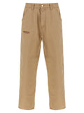 Carhartt Wip Beige Organic Cotton Casual Pants