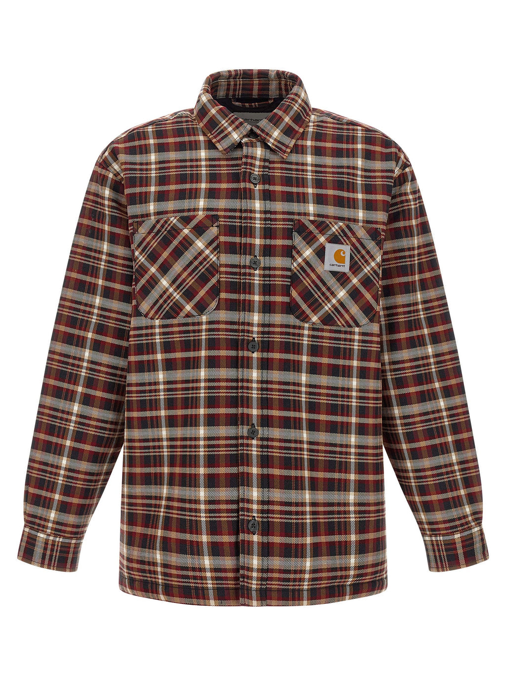 Carhartt Wip Red Cotton Pattern Shirt