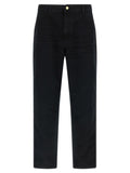 Carhartt Wip Black Organic Cotton Straight-Leg Jeans