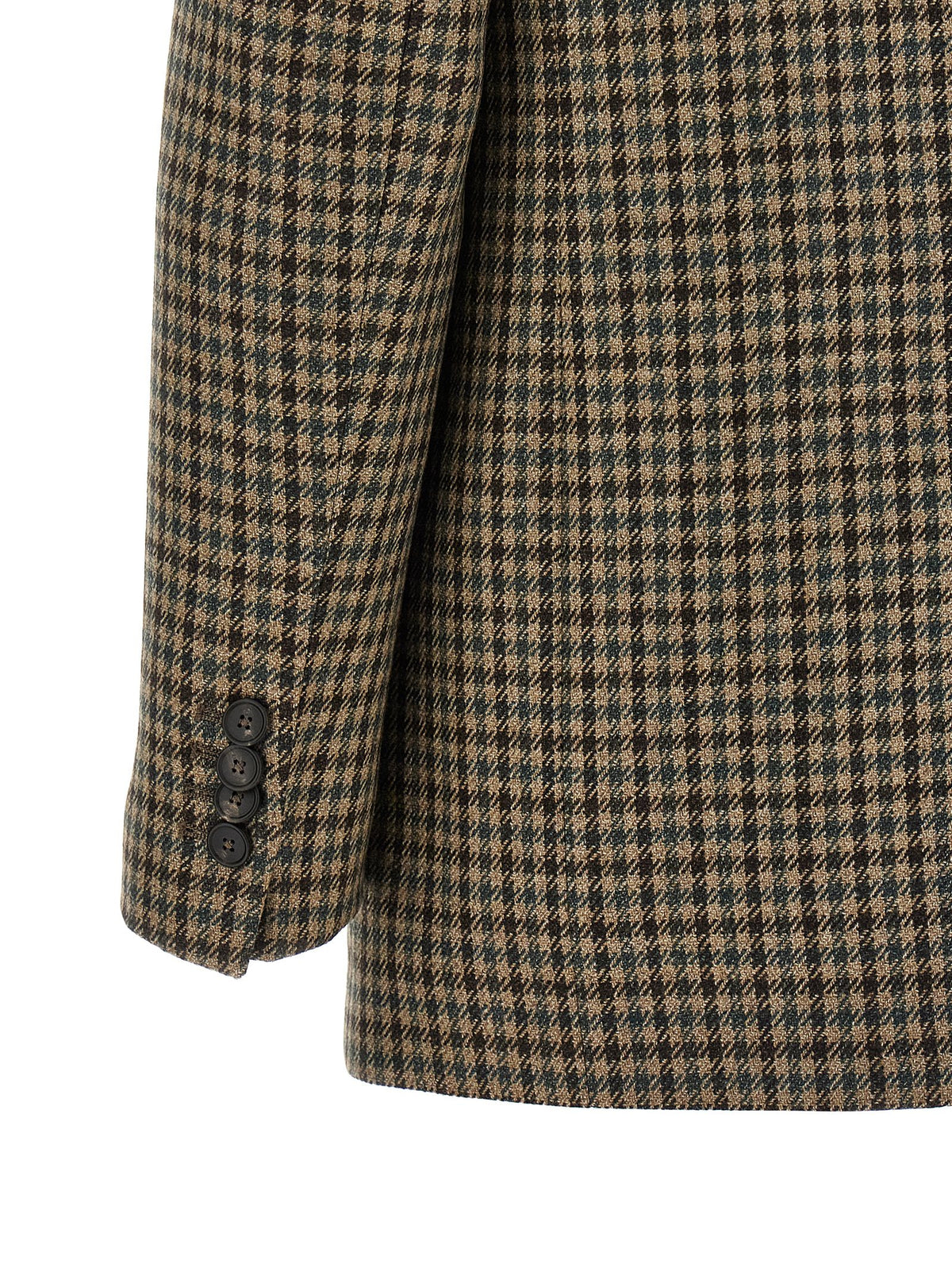 Tagliatore Brown Virgin Wool Blazer