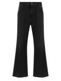 Amiri Black Cotton Flared Jeans