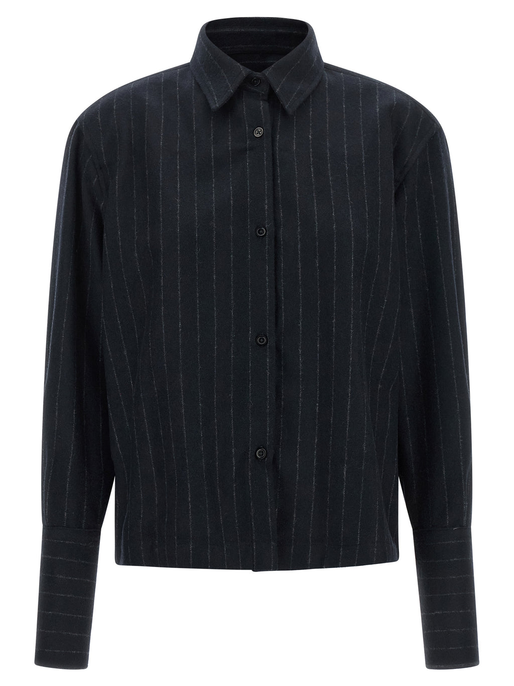 THELATEST Blue Polyamide Blouse