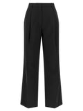 THELATEST Black Polyester Dress Pants