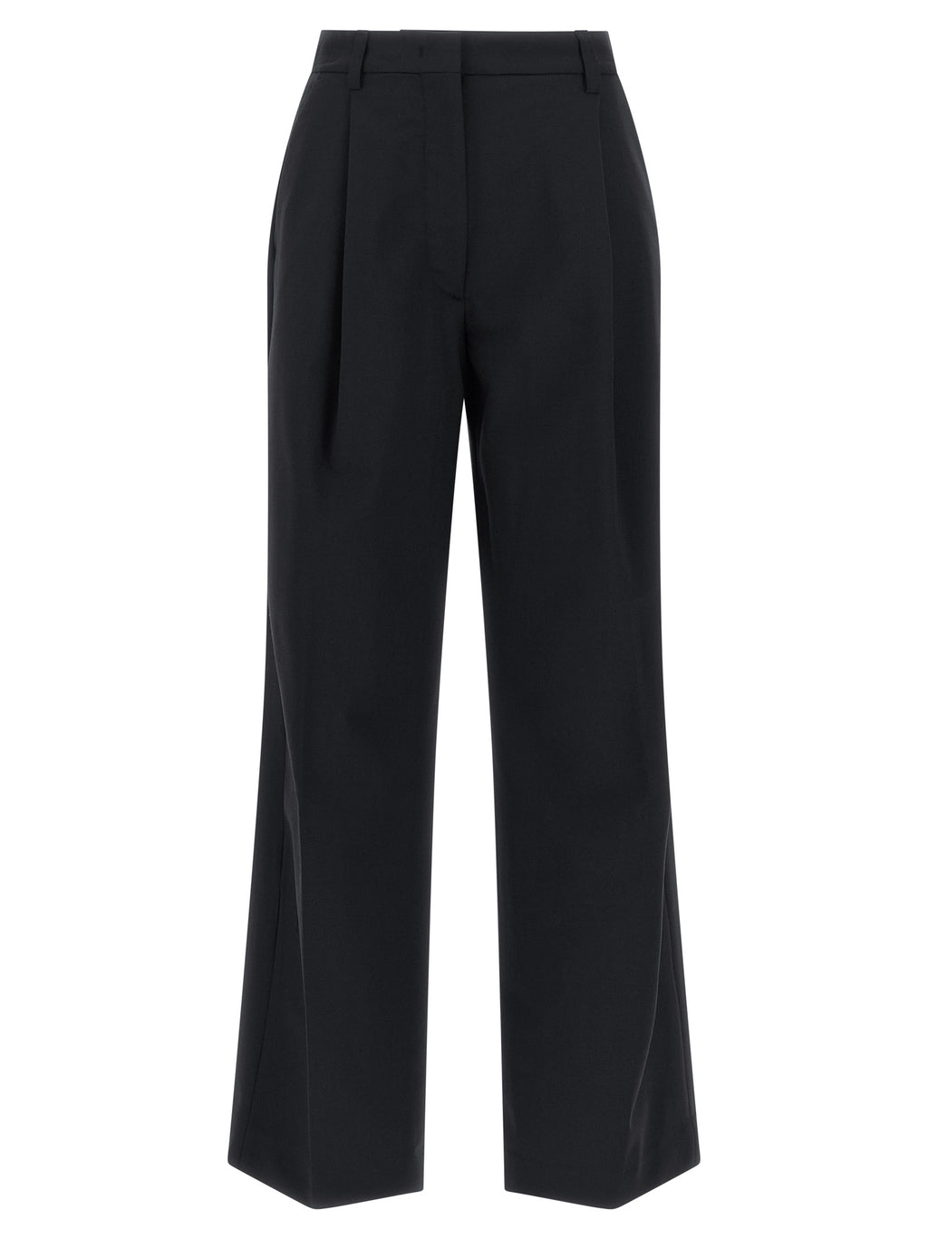 THELATEST Blue Polyester Casual Pants