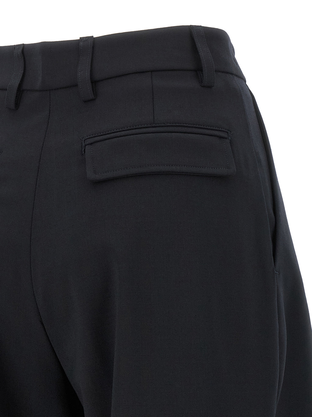 THELATEST Blue Polyester Casual Pants
